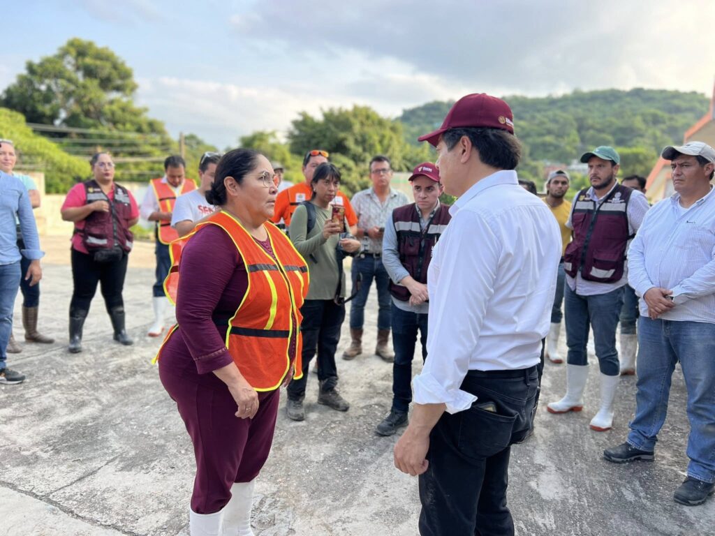 Dra. Claudia Tello y Mario Delgado en el Norte de Veracruz