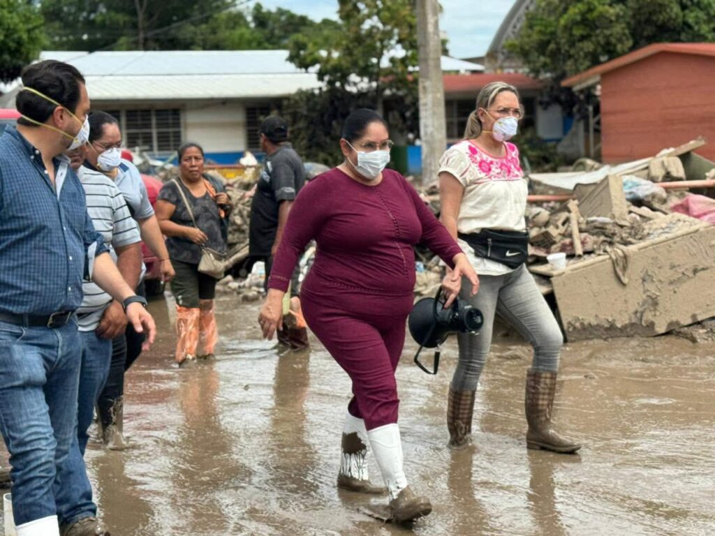 Dra. Claudia Tello trabajando en la recuperación del Norte de Veracruz