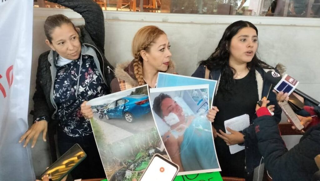 Familiares de Erik Bello Alfaro denuncian que la Guardia Nacional y la Fiscalía de Veracruz encubren al responsable del accidente en La Joya.