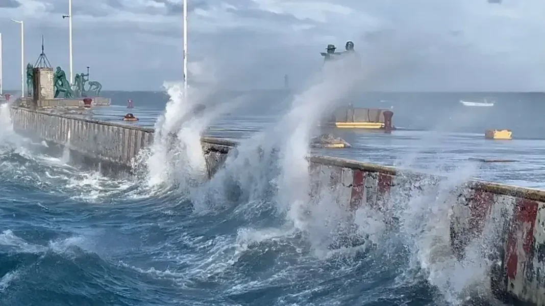 Rachas máximas del viento del norte en Veracruz este fin de semana