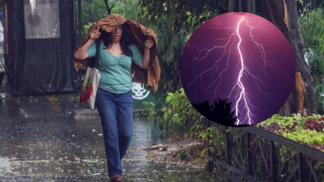 actividad electrica intensa en valle de mexico el 4 de julio