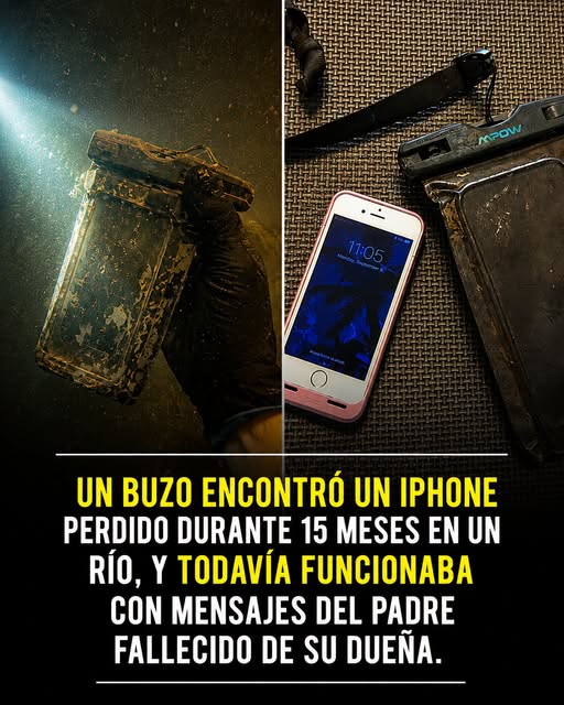 Buzo recupera iPhone hundido en río Edisto tras 15 meses