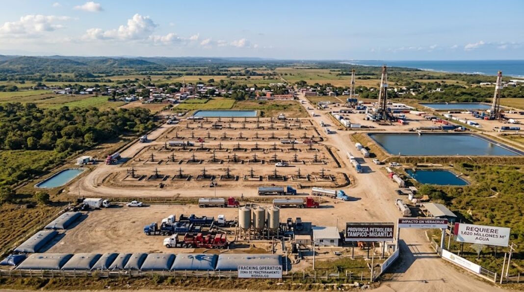 Fracking en norte y centro de Veracruz: riesgos y consumo de agua