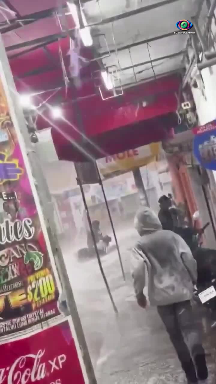 Lluvias afectan varias zonas del Estado de México este sábado
