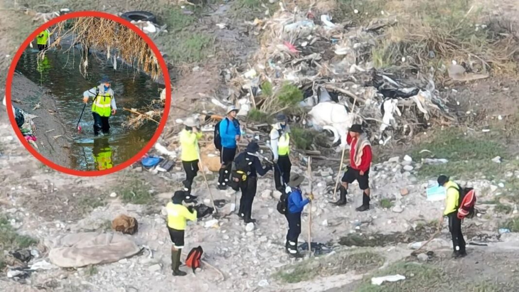 Rescatan cuerpo de hombre arrastrado por corriente en Hermosillo