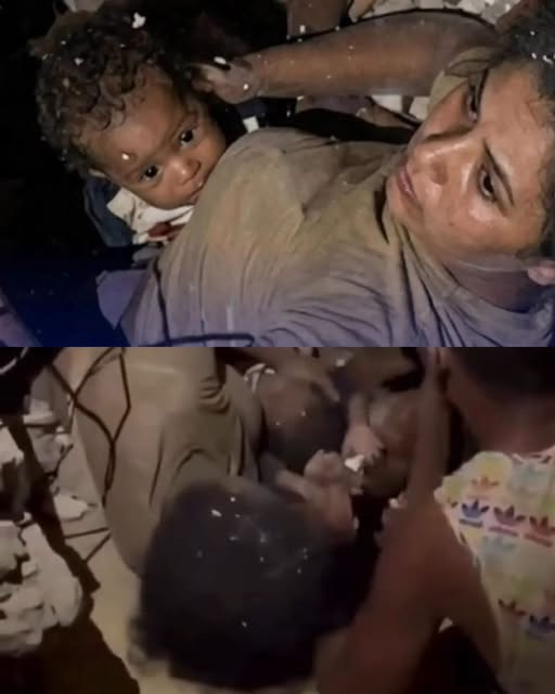 Rescatan con vida a familia tras sismo en La Guaira
