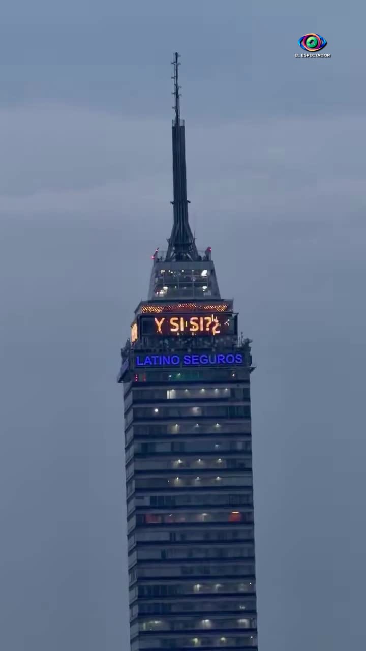 La Torre Latinoamericana en CDMX muestra pregunta clave para México