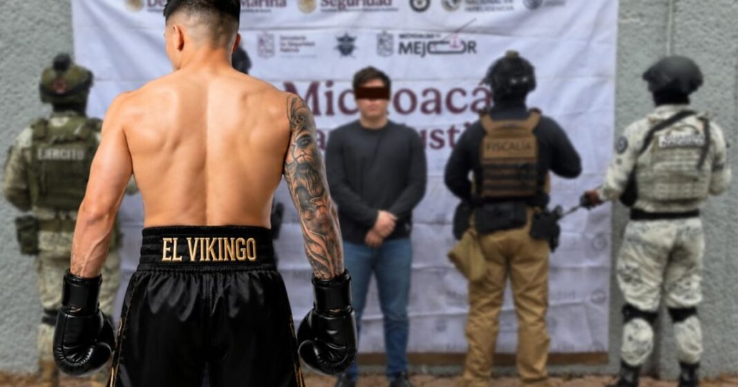 Detienen en Uruapan al boxeador Cristian ‘El Vikingo’ por extorsión