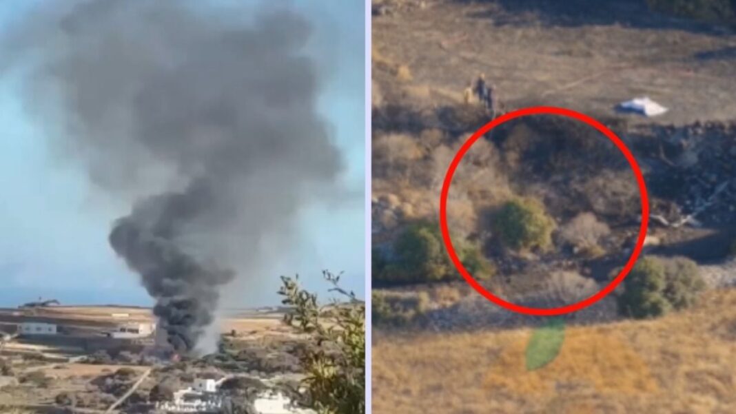 Helicóptero cae en Sifnos y causa la muerte de tres personas