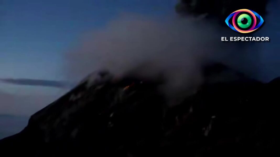 Explosión del Volcán de Fuego captada en vivo en Guatemala
