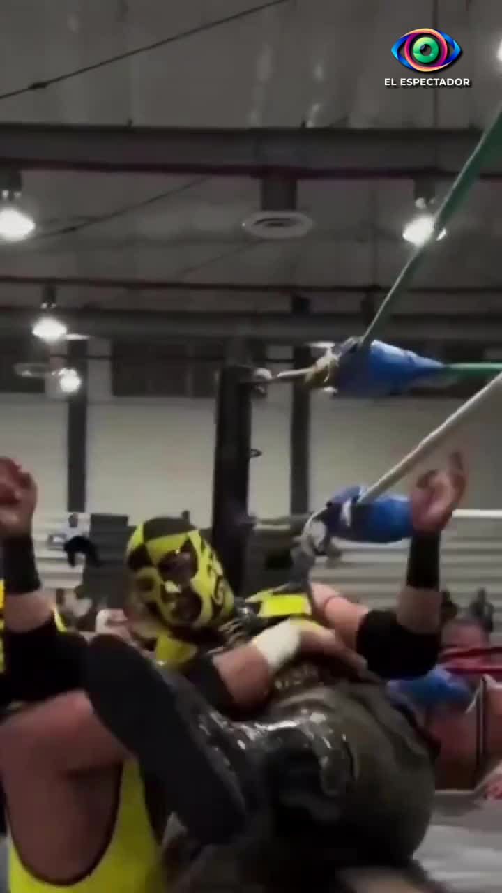 Lesión de Bocazas II en función de lucha libre en Aguascalient